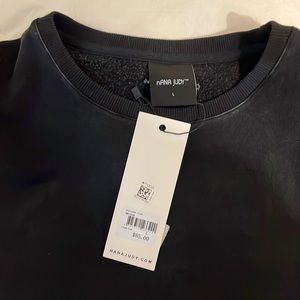 Black naNA jUDY designer sweatshirt.  Never worn